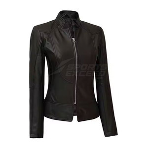Veste en cuir pour femme au meilleur prix Veste en cuir de qualité supérieure Veste en cuir confortable à vendre - Product Image 3