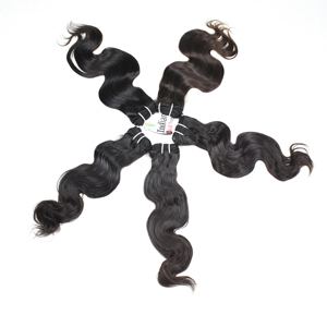 ผมต่อแบบมนุษย์สองชั้นทำจากผมช่อผมดิบจากธรรมชาติเวียดนาม - Product Image 1