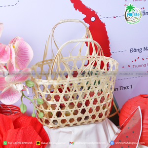 TOP PRODUCT Export From Vietnam Sustainable and Stylish Bamboo <b>Baskets</b>: A Natural Choice for Every Home - Product Image 2