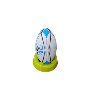 Mini ballon de rugby multicolore cousu à la main de haute qualité 100% balle de sport durable toutes saisons - Product Image 5