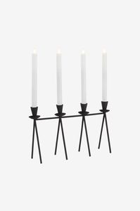Customised <b>Black</b> Iron Folding Candlestick <b>Holder</b> High-Demand Metal Lantern Jars for Home Decorations Festivals Such Ramadan - Product Image 6
