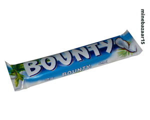 Chocolate Bounty en Barra de 57g, Precio de Mayoreo Directo de Fábrica, Alta Calidad, Disponible en Caja de 24 Unidades - Product Image 1