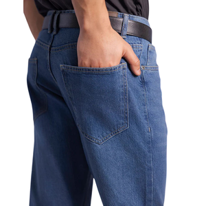 Pantalones Vaqueros Clásicos de Moda Urbana para Hombre, Ropa Masculina, Corte Ajustado y Recto, Tallas Grandes, Pantalones de Mezclilla - Product Image 3