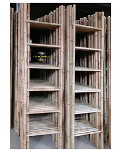 Premium Durable Natural Bamboo <b>Ladders</b>-Vietchoice Hilda Model 90kg Load Capacity 8ft Extended Height Traditional Design Fast - Product Image 5