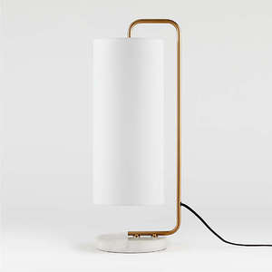 Lampe de table LED électrique moderne blanche de qualité supérieure en métal pour la décoration de la chambre à coucher fabriquée en Inde à bas prix - Product Image 3