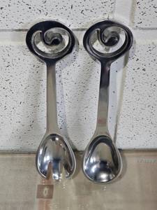 Pure And Polished Stainless Steel <b>Salad</b> Tools <b>Salad</b> <b>Server</b> With Designer Handles For Household Restaurants Hotel And Resort - Product Image 2