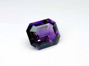 Piedra preciosa de amatista natural, amatista facetada octogonal de piedra preciosa brasileña, lo mejor para la fabricación de joyas, gemas de amatista - Product Image 3