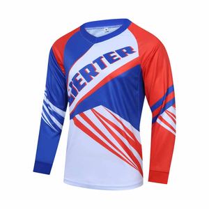 Alta calidad al por mayor Motocross Racing Jersey personalizado equipo fuera de carretera manga larga Downhill motocicleta Jersey en blanco ropa deportiva - Product Image 6
