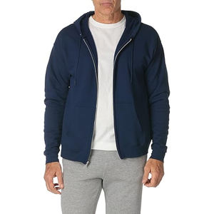Ropa deportiva Hombres Cremallera Sudaderas con capucha Alta calidad Pedido a granel Venta al por mayor Logotipo personalizado Gimnasio Moda - Product Image 2