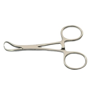 Surgical Backhaus Towel Clamp Forceps Curved Locking <b>Plier</b> 13.5cm Silver Instrument <b>Set</b> - Product Image 3