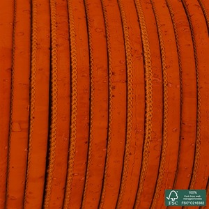 Cordón de corcho redondo naranja superior - Product Image 6