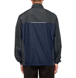 Conjunto de cortavientos de nailon reflectante personalizado para hombre con chaqueta cortavientos bordada informal para hombre - Product Image 2