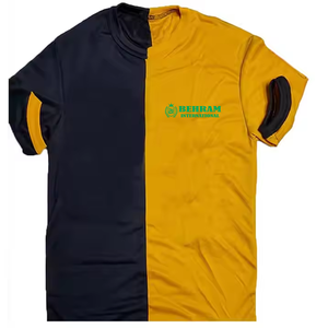 T-shirt décontracté pour homme en coton 100% de haute qualité, écologique, à séchage rapide, coupe ample, bicolore, respirant, anti-rides, 220g, été - Product Image 6