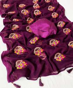 Vente en gros de saris indiens en coton pour femmes propriétaires de magasins, offrant une large gamme d'options à des prix compétitifs - Product Image 3