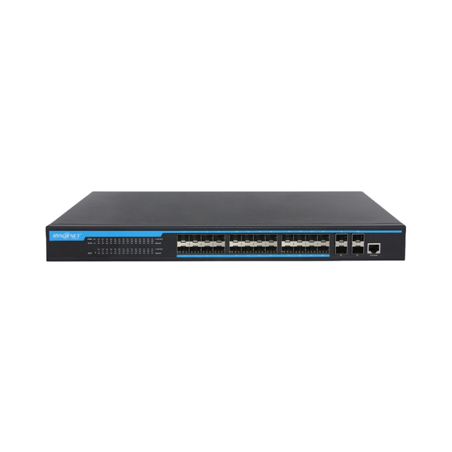 Layer 3 Managed 24 Ports Gigabit Aggregation Switch with 4 10G SFP+ Uplink Ports Full SFP Port Switch