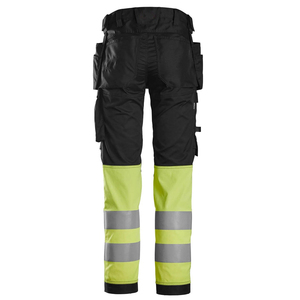 Pantalon de sécurité multi-poches avec bandes réfléchissantes pour hommes Pantalon de travail réfléchissant haute visibilité Pantalon de sécurité cargo robuste - Product Image 6