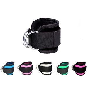 Correa de cuero para gimnasio profesional de alta calidad para Fitness, correa de tobillo de cuero para levantamiento de pesas, Material Original 100% - Product Image 3