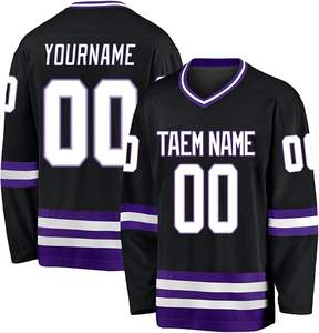 Vente en gros Logo personnalisé Maillot de hockey sur glace Sports de plein air Entraînement Vêtements de sport Maillot d'entraînement en équipe - Product Image 1