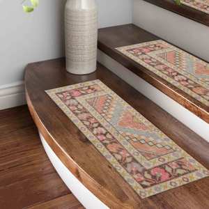 Kilim Design Rug, Printed Rug, Colorful, Anti-Slip, Machine Washable,Step Rug - Product Image 5