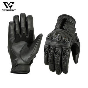 Pakistan Made Safety Protection Wear Racing Motorbike Gloves Leather High Quality Knuckle & <b>Fingers</b> Protection Motorcycle Gloves - Product Image 4