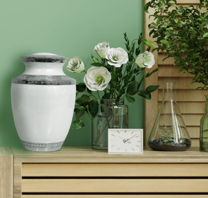 Urnes métalliques exquises pour le stockage des cendres d'adultes, urnes décoratives, grandes urnes funéraires pour les cérémonies commémoratives, vente chaude - Product Image 6