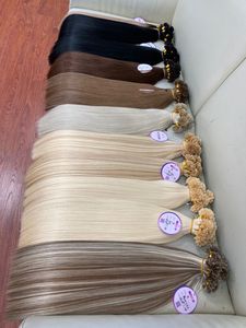 Vente en gros qualité supérieure meilleur prix cheveux humains vietnamiens pointe plate (pointe K) extensions de cheveux toutes textures - Product Image 4