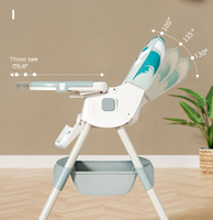 Chaise de salle à manger pliable multifonctionnelle en plastique pour bébé avec dossier Table d'apprentissage stable pour la maison et la salle de sport