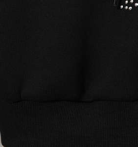 Sudaderas con Capucha 2026, Personalizadas con Pedrería, 100% Algodón, Sudadera de Invierno, Fabricante, Venta al Por Mayor, Nuevo Modelo, Superventas, Color Negro - Product Image 6