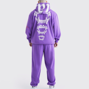 Survêtements décontractés à capuche pour hommes, imprimés, hiver 2025, polaire respirant, écologiques, pantalons de jogging, ensembles de pantalons cargo, vêtements de course - Product Image 2