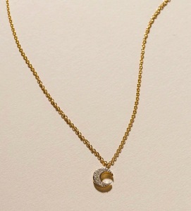 Colgante Minimalista de Plata S925 Chapado en Oro de 14K con Circonita Cúbica, Personalizable para Venta al por Menor, OEM, ODM, Hecho en Tailandia - Product Image 2