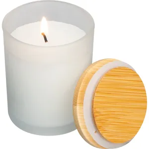 Candele in Barattolo di Vetro Satinato Josefa con Accessori Personalizzati - Product Image 1