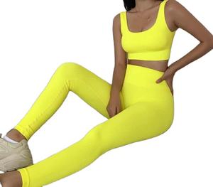 Conjuntos de Yoga de Manga Larga para Mujer al por Mayor M&F, Leggings Deportivos y Top para Gimnasio, HECHO POR BS 2026 - Product Image 1