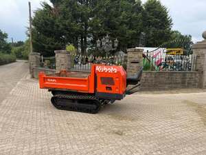 Kubota kc120 1.2 tấn động cơ diesel cao su theo dõi Dumper với 3-Way Tipping thủy tĩnh ổ đĩa hộp số tiêu thụ nhiên liệu thấp - Product Image 2