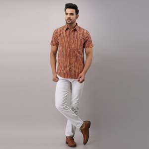 Men's Fashion Casual Long Sleeve Cotton Poplin <b>Shirt</b>-100% Breathable - Product Image 1