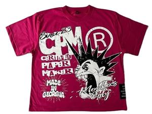 Vente en gros de t-shirts imprimés décontractés surdimensionnés 100% coton avec logo personnalisé technique de bouffée caractéristique légère multicolore pour hommes femmes nouveau modèle - Product Image 3