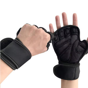 Guantes de entrenamiento unisex de medio dedo logotipo personalizado neopreno acolchado cómodo fitness seguridad para gimnasio deportes levantamiento de pesas - Product Image 1
