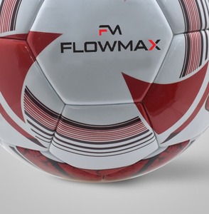 Ballon de football Flowmax Offre Spéciale à collage thermique 32 panneaux Ballon de football PU de compétition rouge et blanc 2025 - Product Image 2