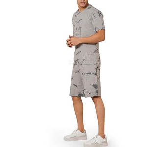 Dernier modèle quantité minimale de commande bas Ensemble short 2 pièces pour hommes Ensemble short de haute qualité en coton respirant pour hommes Fabriqué au Pakistan - Product Image 3