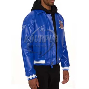 Chaqueta de Campus de invierno para hombre Chenille bordado béisbol Letterman Varsity diseño botón al por mayor para Pakistán Sialkot 2025 - Product Image 6