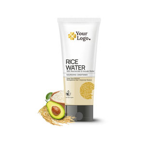 Conditionneur à l'eau de riz biologique OEM ODM de marque personnalisée Formule 2-en-1 hydratante et nourrissante pour lisser et réparer tous les cheveux - Product Image 1