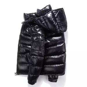 Veste à bulles brillantes de haute qualité pour hommes prix raisonnable doudounes à vendre en gros récolte Nylon doudoune veste d'hiver pour hommes - Product Image 2