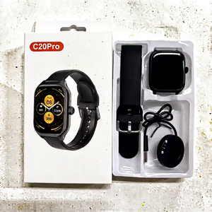 Montre connectée Sewer C20Pro 44-49 mm avec écran tactile IPS, tracker d'activité unisexe, charge magnétique et étanchéité IP67 - Product Image 2