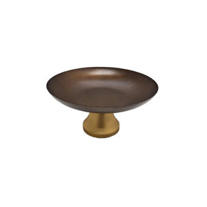 Bol de forme ronde en fer de cuisine et de table de conception standard bol de service de couleur noire et bols décoratifs en vrac faits à la main - Product Image 2