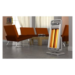 Estufa de Carbono SOLARIA 1100W 45m Modelo 99610, Calentador para el Hogar en Color Plata Carbono - Product Image 3