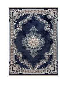 Colección Nostalgia 1200 Cañas Alfombra Vintage Elegancia Color ahumado Poliéster lavable de alta calidad Alfombra hecha a máquina Azulejos - Product Image 4