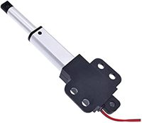 Aktuator Linear Mikro DC 30MM 6V 12V 24V 7mm/s 128N 13kg 29lbs Daya Dorong Maksimum Motor Listrik dengan Sayap