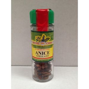 Aromas del Carso: Anís estrellado crudo seco en trozos, 10g x 6 unidades, especias y hierbas individuales de Italia - Product Image 1