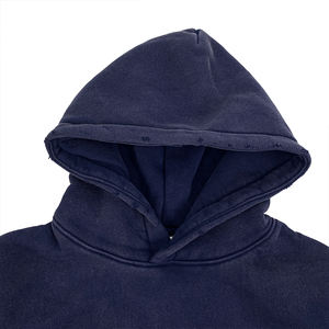 Sweat à capuche personnalisé pour enfants de haute qualité 355 grammes sweat-shirt à épaules tombantes broderie impression motif solide lavage pour enfants sweats à capuche - Product Image 3