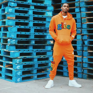 Sudaderas con capucha para hombre 2025, jersey para hombre, Sudadera con capucha de algodón de gran tamaño a granel, Parche de chenilla, sudaderas con capucha bordadas OEM con logotipo 3D - Product Image 2