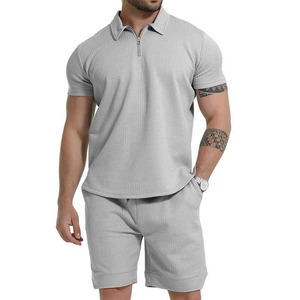 Conjunto de Camiseta y Pantalones Cortos de Algodón 100% con Impresión Personalizada OEM para Verano, para Marcas Globales, Fábrica de Ropa, Logotipo Bordado Personalizado - Product Image 1